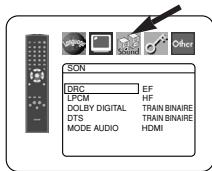 DENON DVD-557 - Réglage du son - 1