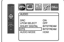 DENON DVD-557 - AUDIO MODE (Default: HDMI) - 2