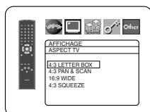 DENON DVD-557 - Réglage de l'affichage - 2