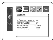 DENON DVD-557 - ARRÊT AUTO. (Défaut : EF) - 2