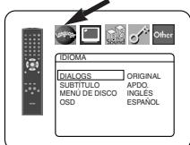 DENON DVD-557 - Selección de idioma - 1