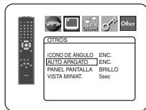 DENON DVD-557 - AUTO APAGATO (Predeterminado: ENC.) - 1