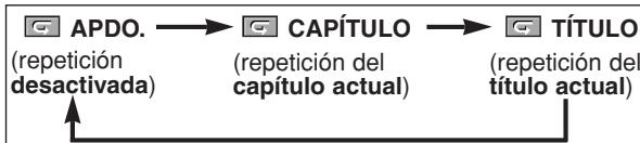DENON DVD-756 - REPETICIÓN DE TÍTULO / CAPÍTULO - 1