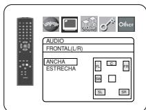 AUDIO FRONTAL(L/R) ANCHA ESTRECHA