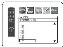 AUDIO FRONTAL(L/R) 18ft 17ft 16ft 15ft 14ft 13ft 12ft