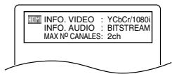 DENON DVD-756 - NOTAS PARA LA PANTALLA HDMI: - 1