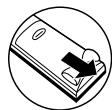 DENON DVD-756 - Loading the Batteries - 1