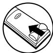 DENON DVD-756 - Instalación de las pilas - 3