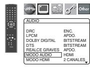 DENON DVD-757 - MODO AUDIO (Predeterminado: HDMI) - 8
