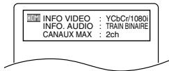 DENON DVD-757 - REMARQUES SUR L'AFFICHAGE HDMI - 1