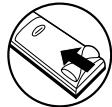 DENON DVD-757 - Instalación de las pilas - 3