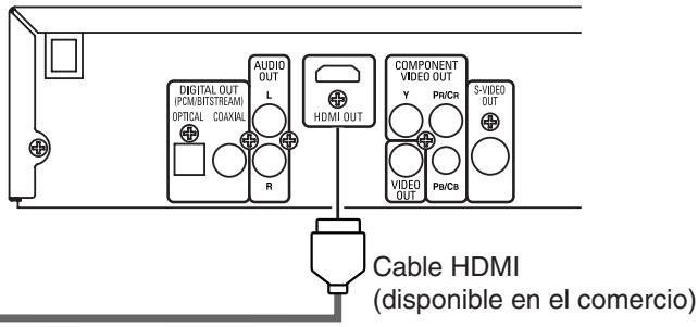 DENON DVD-757 - Conexión a un televisor equipado con un puerto HDMI compatible - 2