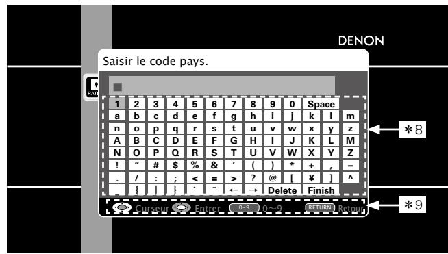 DENON DVD-A-1UD - Exemples d'affi chages de l'écran de menu l'interface graphique GUI - 4
