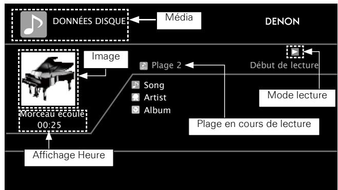 DENON DVD-A-1UD - Recherche avec la barre d'information - 4