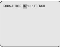 DENON DVD-A11 - Changement de la langue des sous-titres – Fonction multi sous-titre (Multiple Subtitle Function) - 2