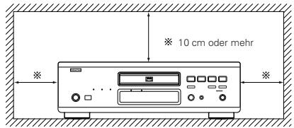 DENON DVD-A11 - VORSICHTSMASSNAHMEN ZUR INSTALLATION - 1