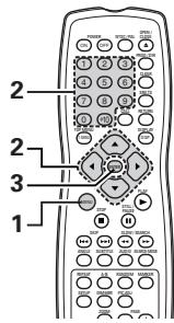 DENON DVD-A11 - Anwendung des DVD-Menüs - 1