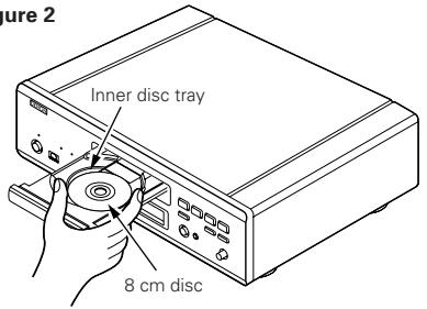 Figure 2 Inner disc tray 8 cm disc