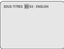 DENON DVD-A11 - Changement de la langue des sous-titres – Fonction multi sous-titre (Multiple Subtitle Function) - 1