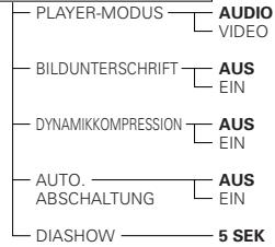 DENON DVD-A11 - Zu verwendende Setup-Punkte - 4