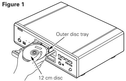 Figure 1 Outer disc tray 12 cm disc