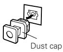 DENON DVD-A11 - ■ Connecting an optical fiber cable (commercially available) to the digital audio input connector (OPTICAL) - 1