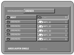 DENON DVD-M330 - Anhoren von MP3 CD, CD-Rs und CD-RWs - 5