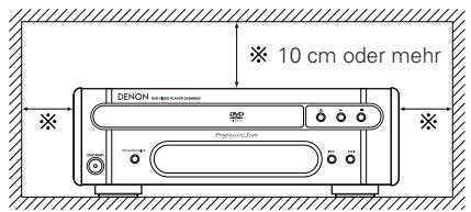 DENON DVD-M330 - VORSICHTSMASSNAHMEN ZUR INSTALLATION - 1