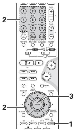 DENON DVD-M330 - Anwendung des Top-Menüs - 3