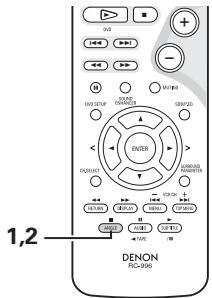 DENON DVD-M330 - Switching the Angle (Multiple Angle Function) - 1