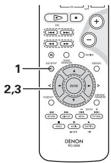 DENON DVD-M330 - SETUPMENU - 1