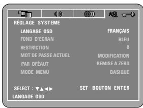 DENON DVD-M330 - Mode menu - 1