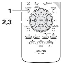 DENON DVD-M330 - *To exit the setup mode - 1