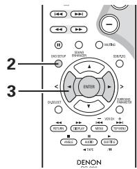 DENON DVD-M330 - CHANGING THE DEFAULT SETTINGS - 3