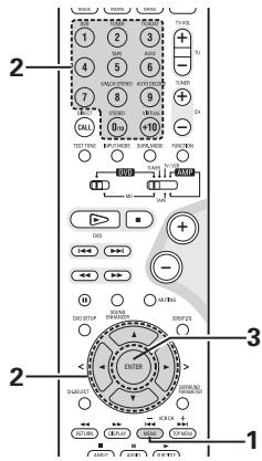 DENON DVD-M330 - Anwendung des DVD-Menus - 1