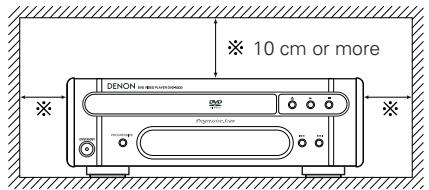 DENON DVD-M330 - CAUTIONS ON INSTALLATION - 1