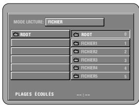 DENON DVD-M330 - Écouter des disques CD, CD-R et CD-RW au format MP3 - 1