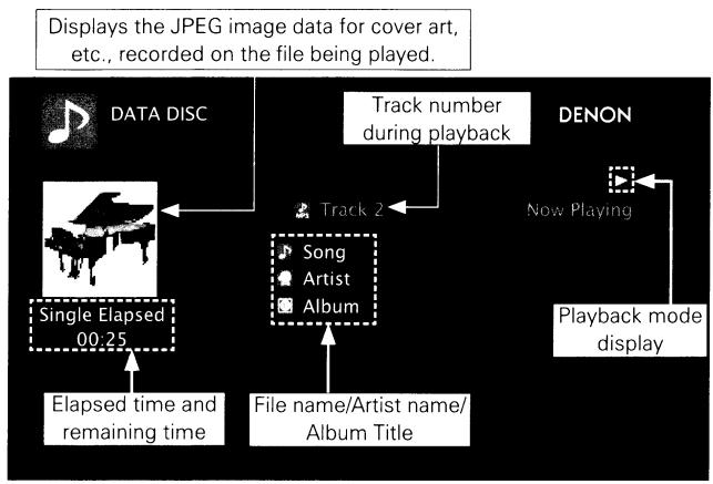 DENON DVD-A1UDCI - About Screen Display During Playback - 1