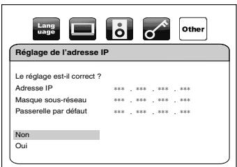 DENON DBP-2010 - Réglage de l'adresse IP - 5