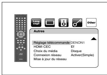 DENON DBP-2010 - Changer le code de signal de l'appareil - 1