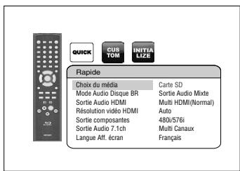 DENON DBP-2010 - Paramétrage du support - 1