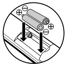 DENON DBP-2010 - Chargement des piles - 2