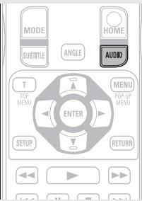 DENON DBP-2012UDC - Press AUDIO during playback. - 2