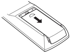 DENON DBP-2012UDC - Inserting the batteries - 1