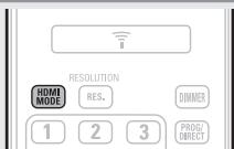 DENON DBP-2012UDC - Press HDMI MODE. - 1