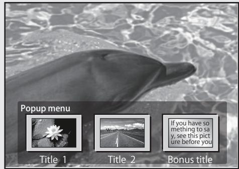 DENON DBP-2012UDC - Select the playback title or chapter from the top menu for playback. - 4