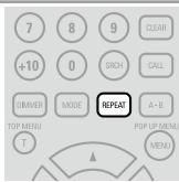DENON DBP-4010UDCI - Press REPEAT to select the repeat mode. - 1