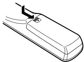 DENON DBP-4010UDCI - Inserting the Batteries - 1