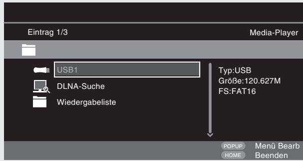 DENON DBP2012UD - Wahlen Sie mit in der Dateiliste die Datie aus, die wiedergegeben werden soll, und drucken Sie. - 3