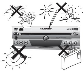 BLAUPUNKT DVD-ME3 - Mesures de sécurité - 5